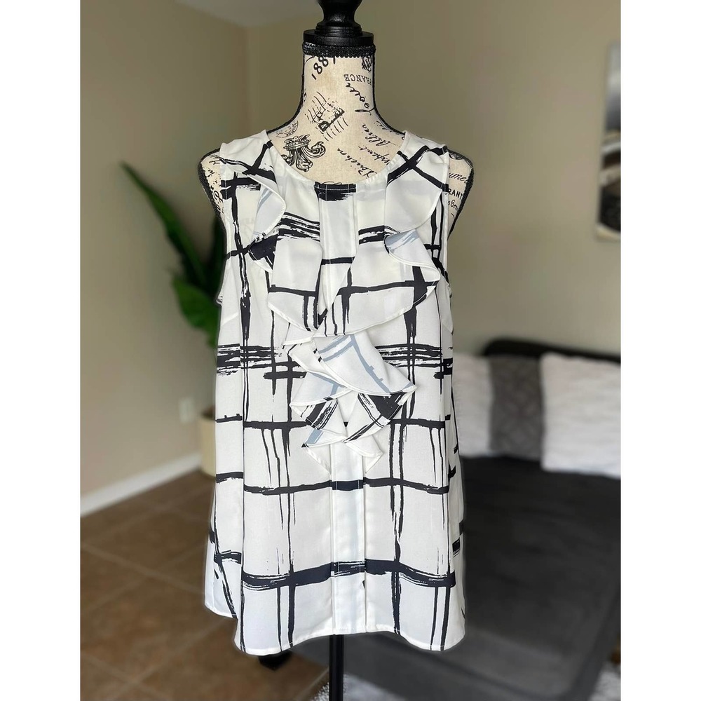 Alex Marie Ruffled Blouse, S, NWOT